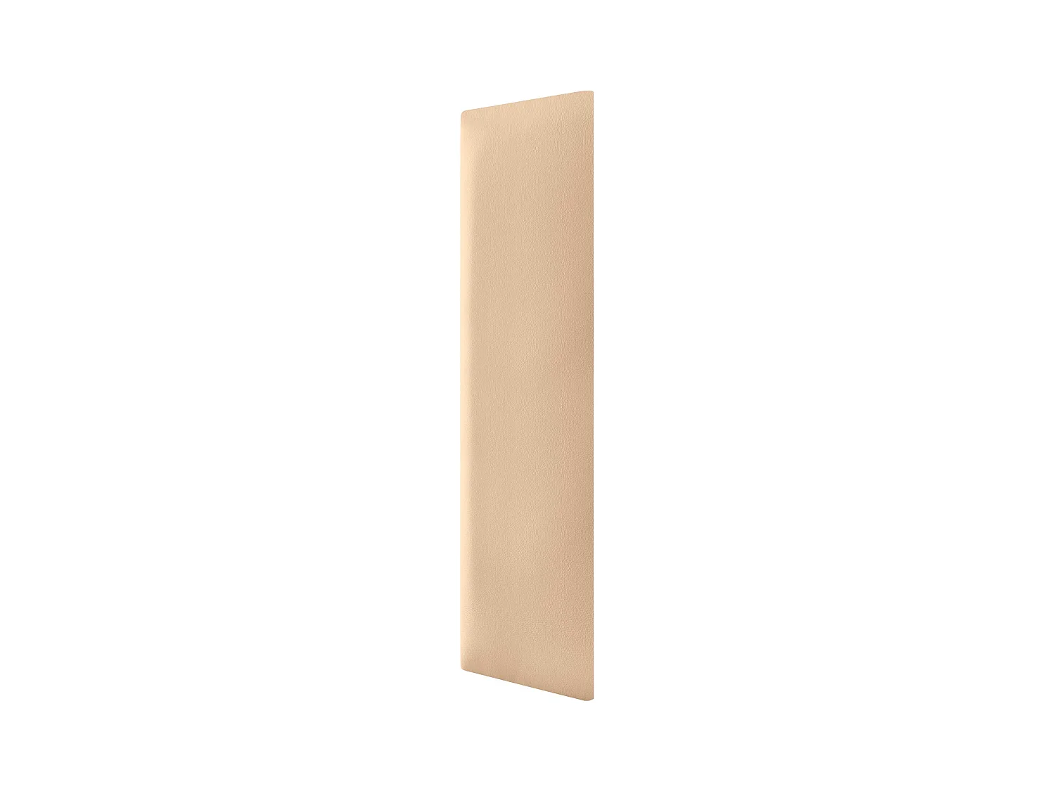 DHOME Zelfklevende Kunstleren Wandpanelen Akoestisch Absorberend Bescherming Hoofdborden Decoratie (Beige, 60x20cm)