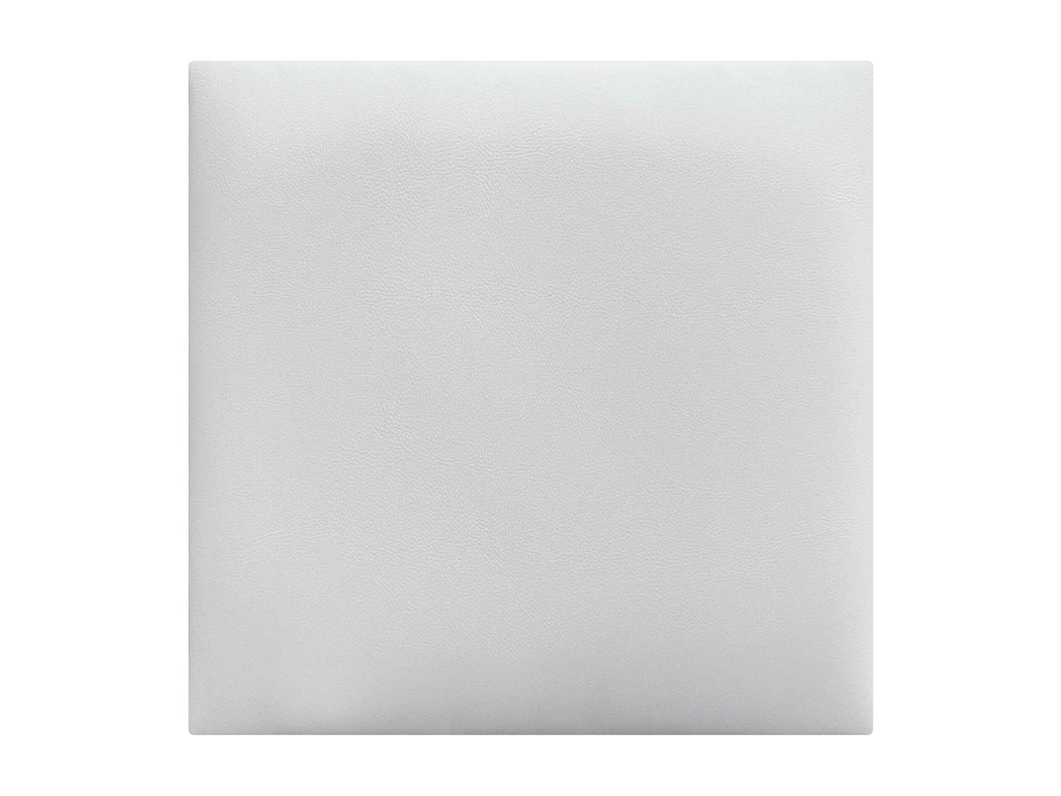 DHOME Panneaux Rembourrés en Similicuir Autocollants pour Mur Acoustiques Absorbants Protection contre les Chocs Têtes de Lit (blanc, 60x60cm)