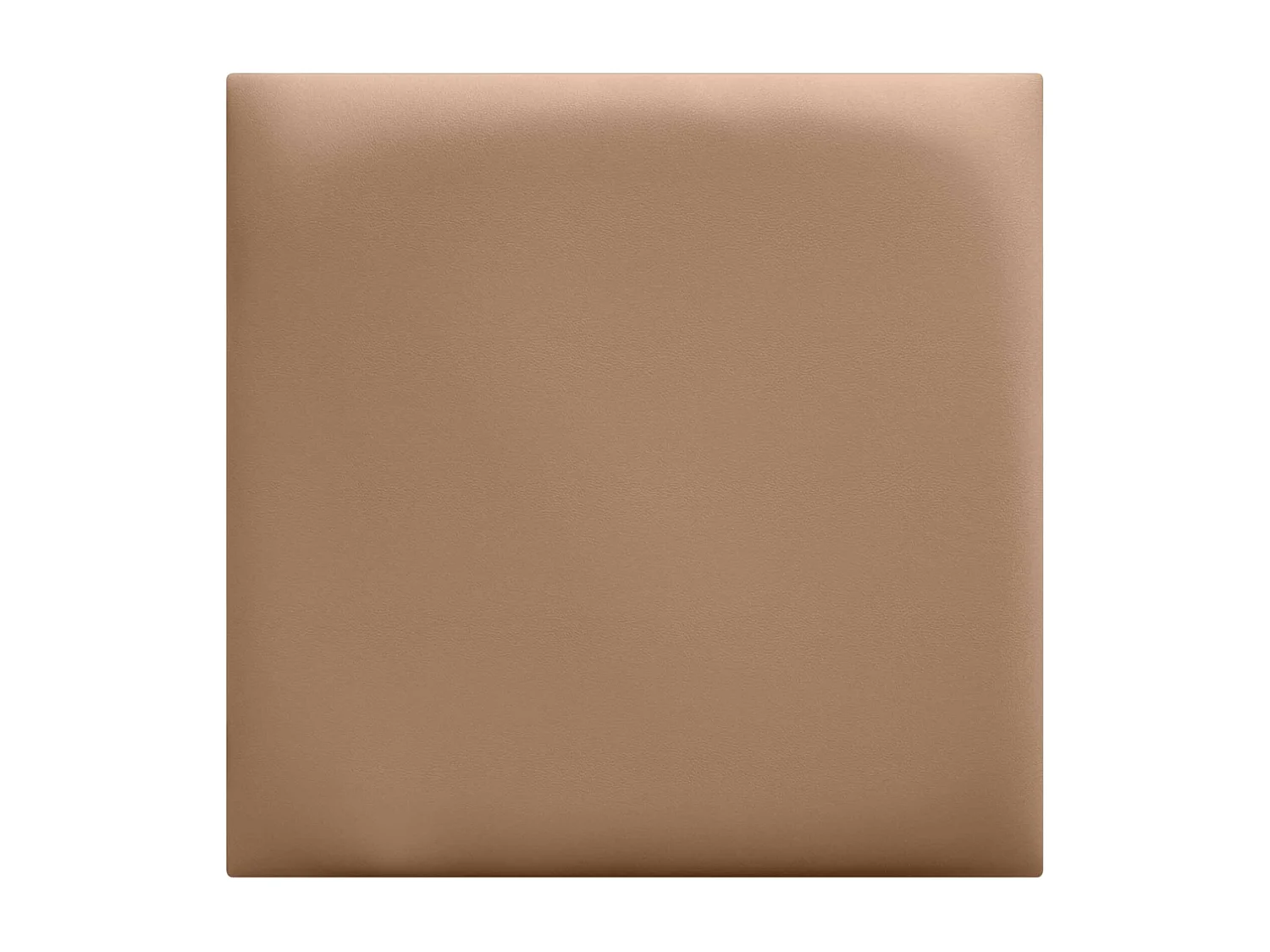 DHOME Panneaux Rembourrés en Similicuir Autocollants pour Mur Acoustiques Absorbants Protection contre les Chocs Têtes de Lit (marron clair, 60x60cm)