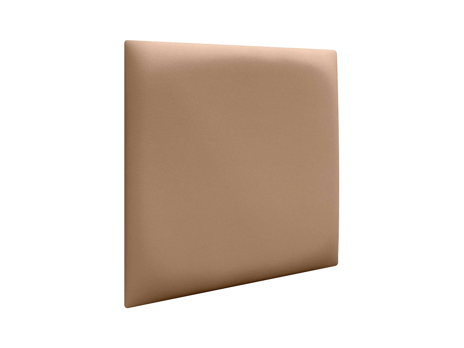 DHOME Panneaux Rembourrés en Similicuir Autocollants pour Mur Acoustiques Absorbants Protection contre les Chocs Têtes de Lit (marron clair, 60x60cm)