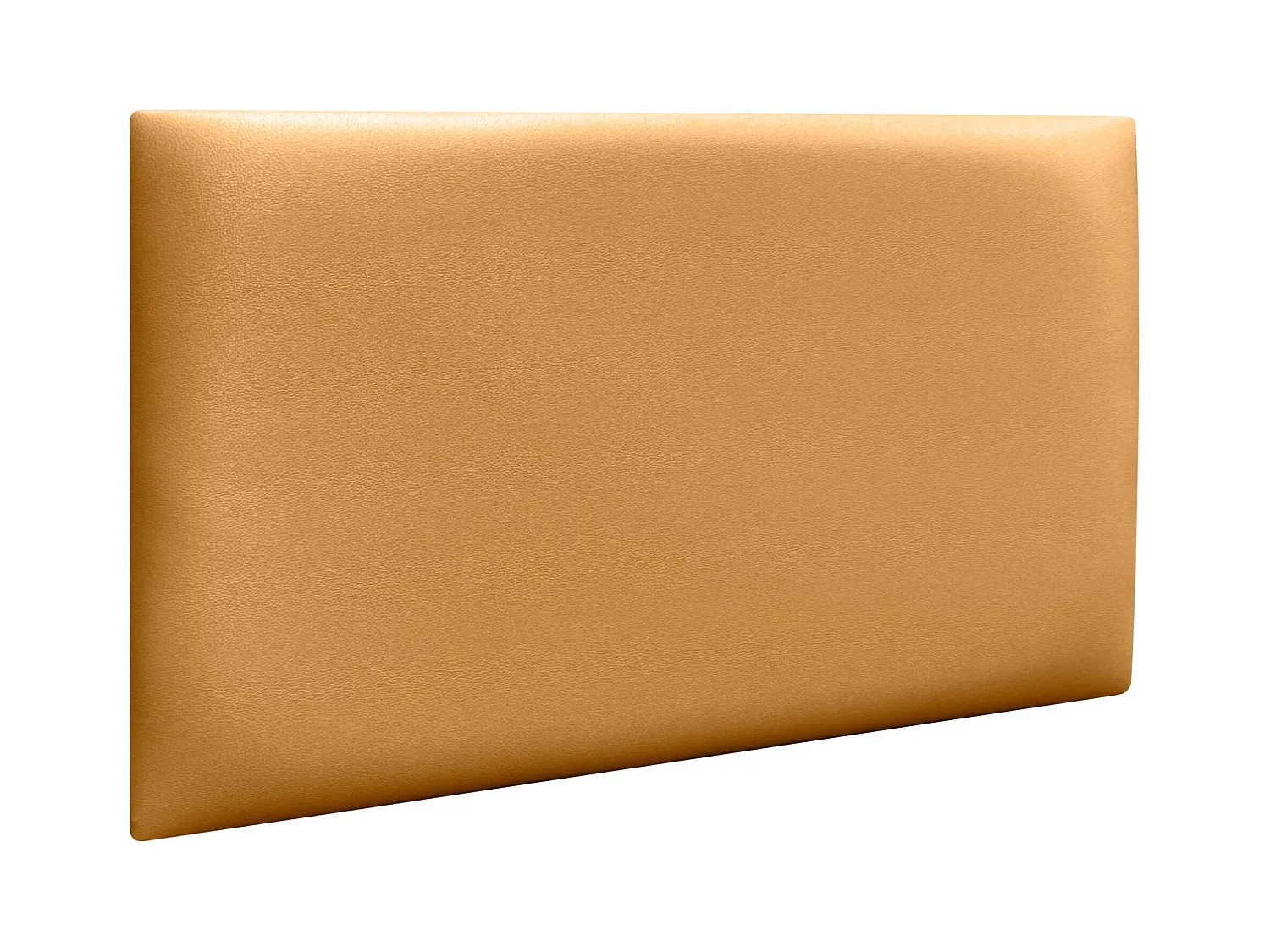 DHOME Set mit 1 umweltfreundlichen Kunstleder-Polsterplatten, selbstklebendes Paket für Wände, schallabsorbierender Schutz(Gold, 50 x 40 cm x 1)