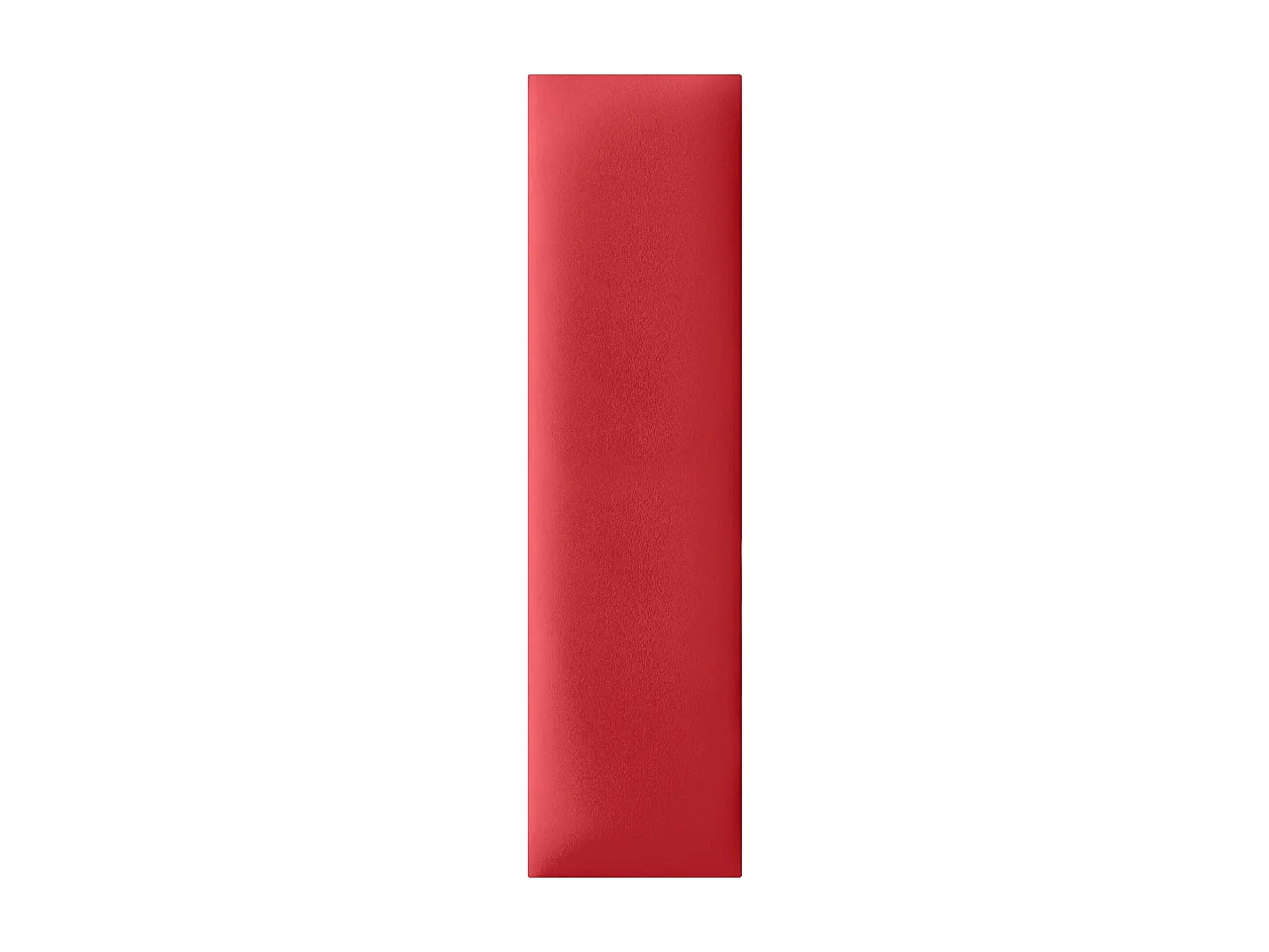 Lot de 1 panneau rembourré en similicuir écologique DHOME autocollant pour protection acoustique murale absorbante (Rouge, 60 x 30 cm, x1)