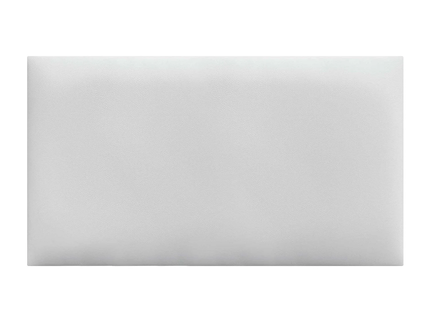 DHOME Selbstklebende Wandpaneele aus Kunstleder, schallabsorbierender Schutz, Stoßschutz, Kopfteile, Dekoration (Weiß, 50 x 40 cm)