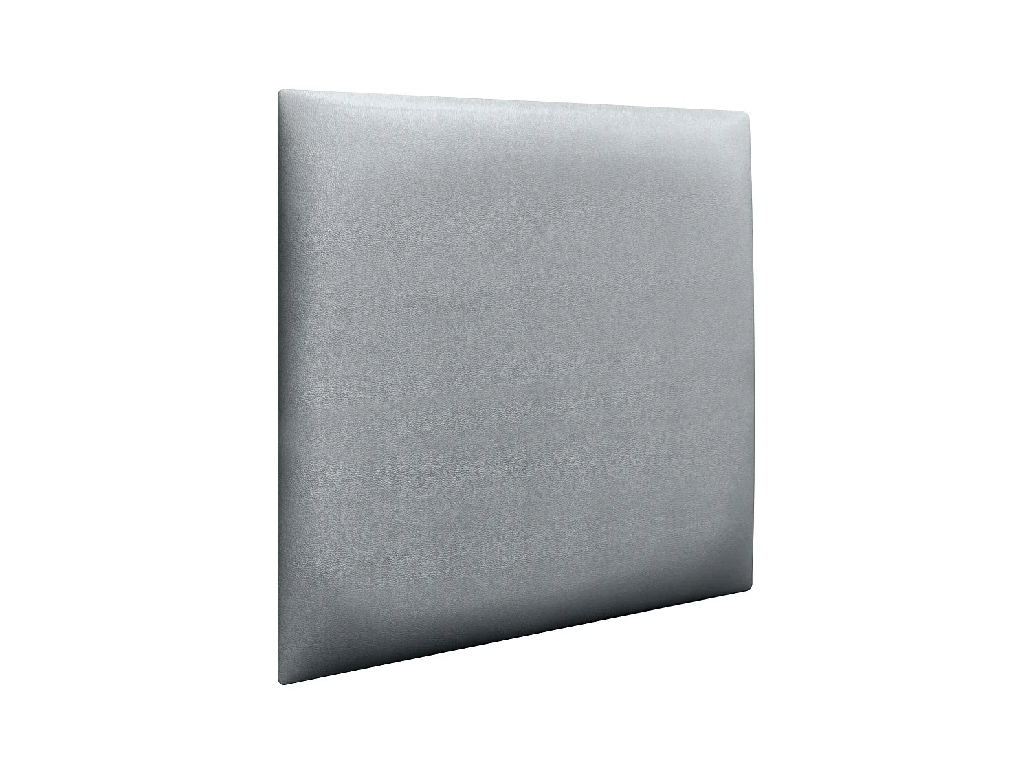 DHOME Panneaux Rembourrés en Similicuir Autocollants pour Mur Acoustiques Absorbants Protection contre les Chocs Têtes de Lit (argent, 60x60cm)