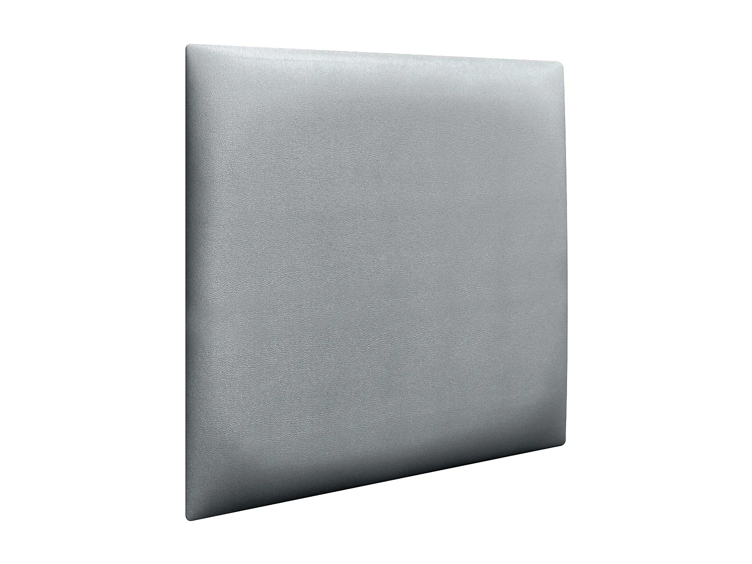 DHOME Zelfklevende Kunstleren Wandpanelen Akoestisch Absorberend Bescherming Hoofdborden Decoratie (Zilver, 60x60cm)