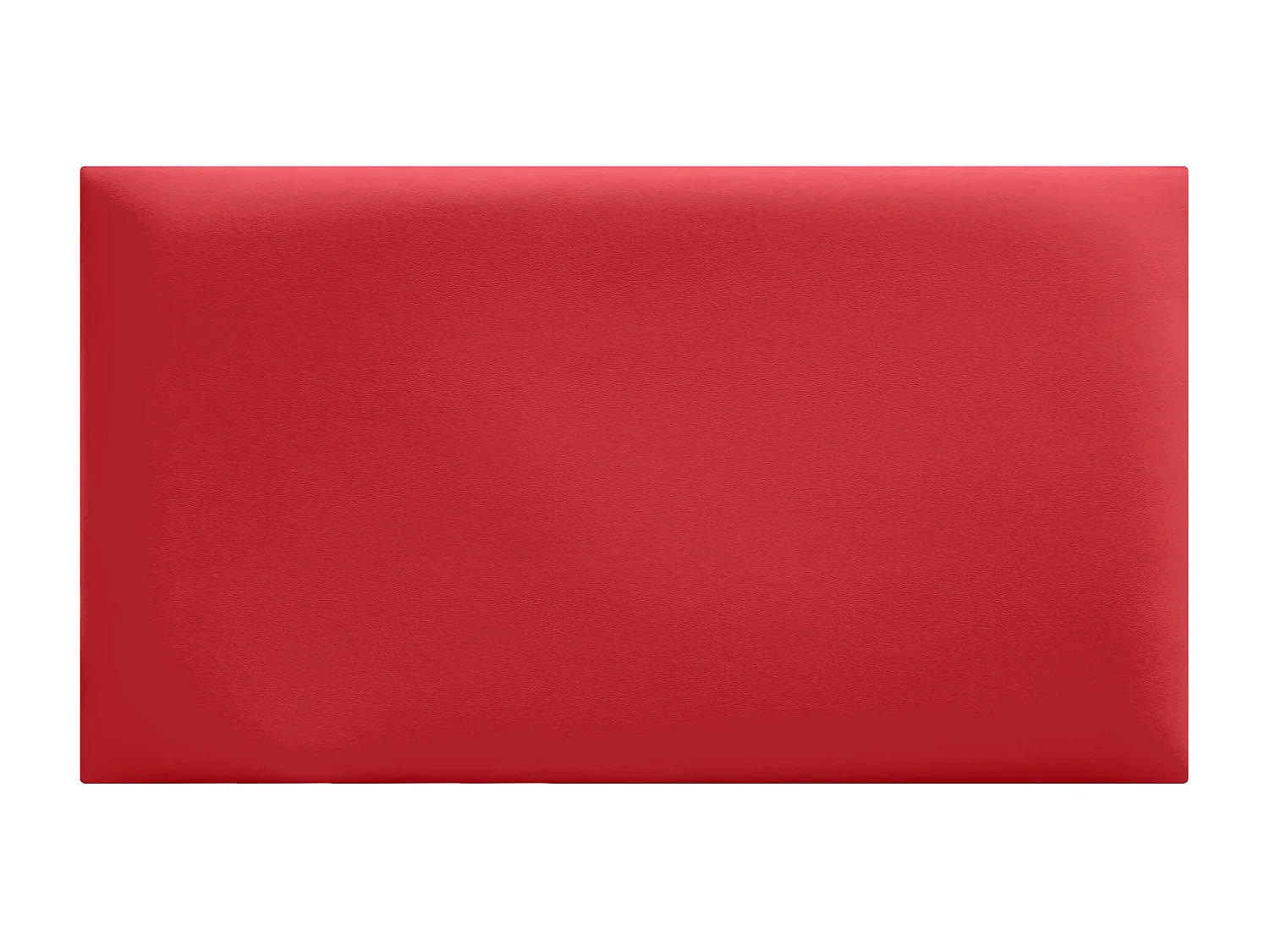 DHOME Panneaux Rembourrés en Similicuir Autocollants pour Mur Acoustiques Absorbants Protection contre les Chocs Têtes de Lit (rouge, 50x30cm)