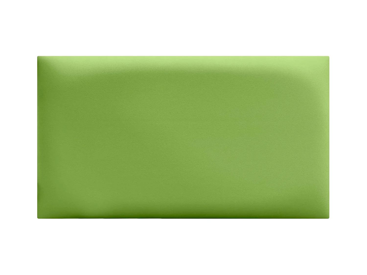 Lot de 1 panneau rembourré en similicuir écologique DHOME autocollant pour protection acoustique murale absorbante (Vert, 50 x 40 cm, x6)