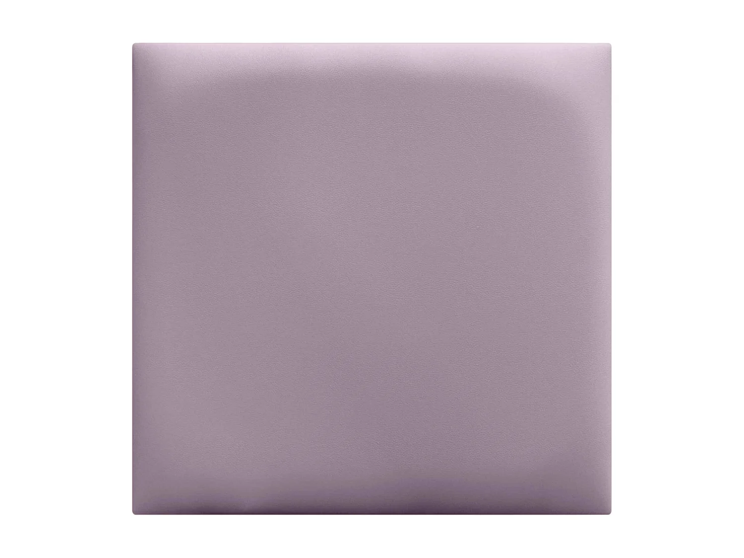 Lot de 1 panneau rembourré en similicuir écologique DHOME autocollant pour protection acoustique murale absorbante (Lilas, 60 x 60 cm, x1)