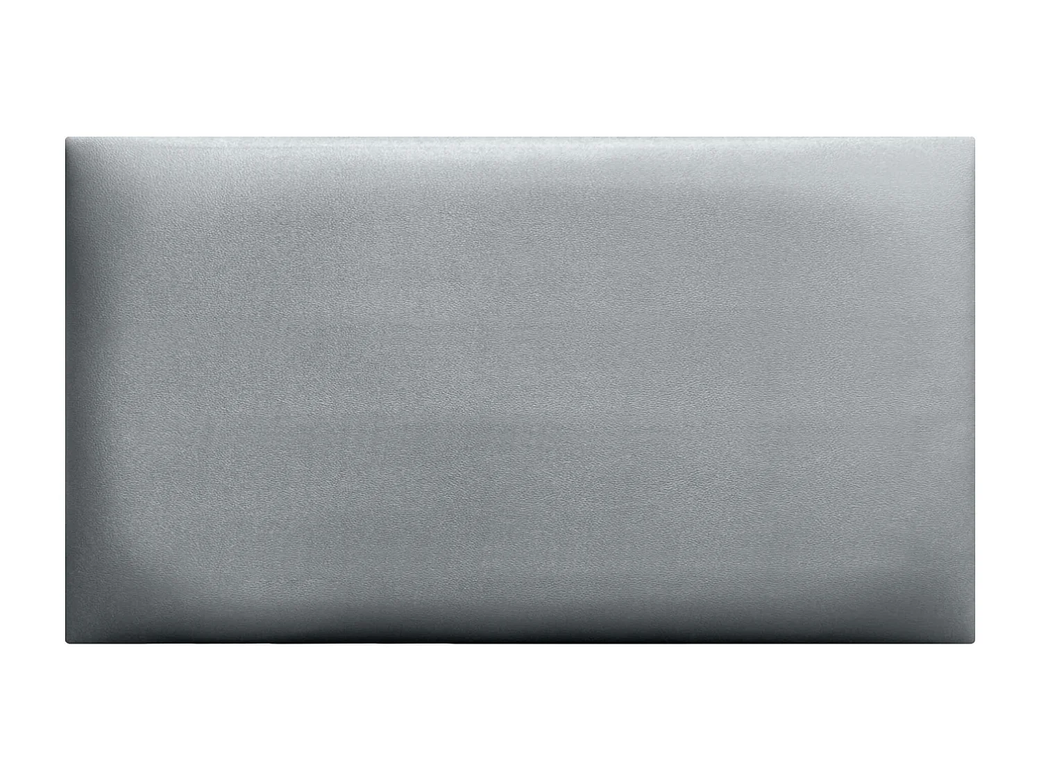 DHOME Selbstklebende Wandpaneele aus Kunstleder, schallabsorbierender Schutz, Stoßschutz, Kopfteile, Dekoration (Silber, 50 x 40 cm)