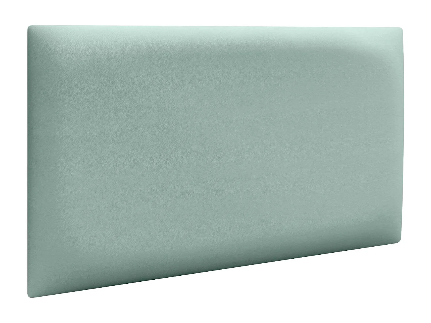 DHOME Panneaux Rembourrés en Similicuir Autocollants pour Mur Acoustiques Absorbants Protection contre les Chocs Têtes de Lit (vert d'eau, 50x30cm)