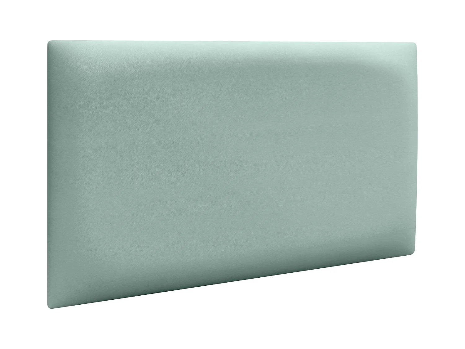 DHOME Panneaux Rembourrés en Similicuir Autocollants pour Mur Acoustiques Absorbants Protection contre les Chocs Têtes de Lit (vert d'eau, 50x30cm)