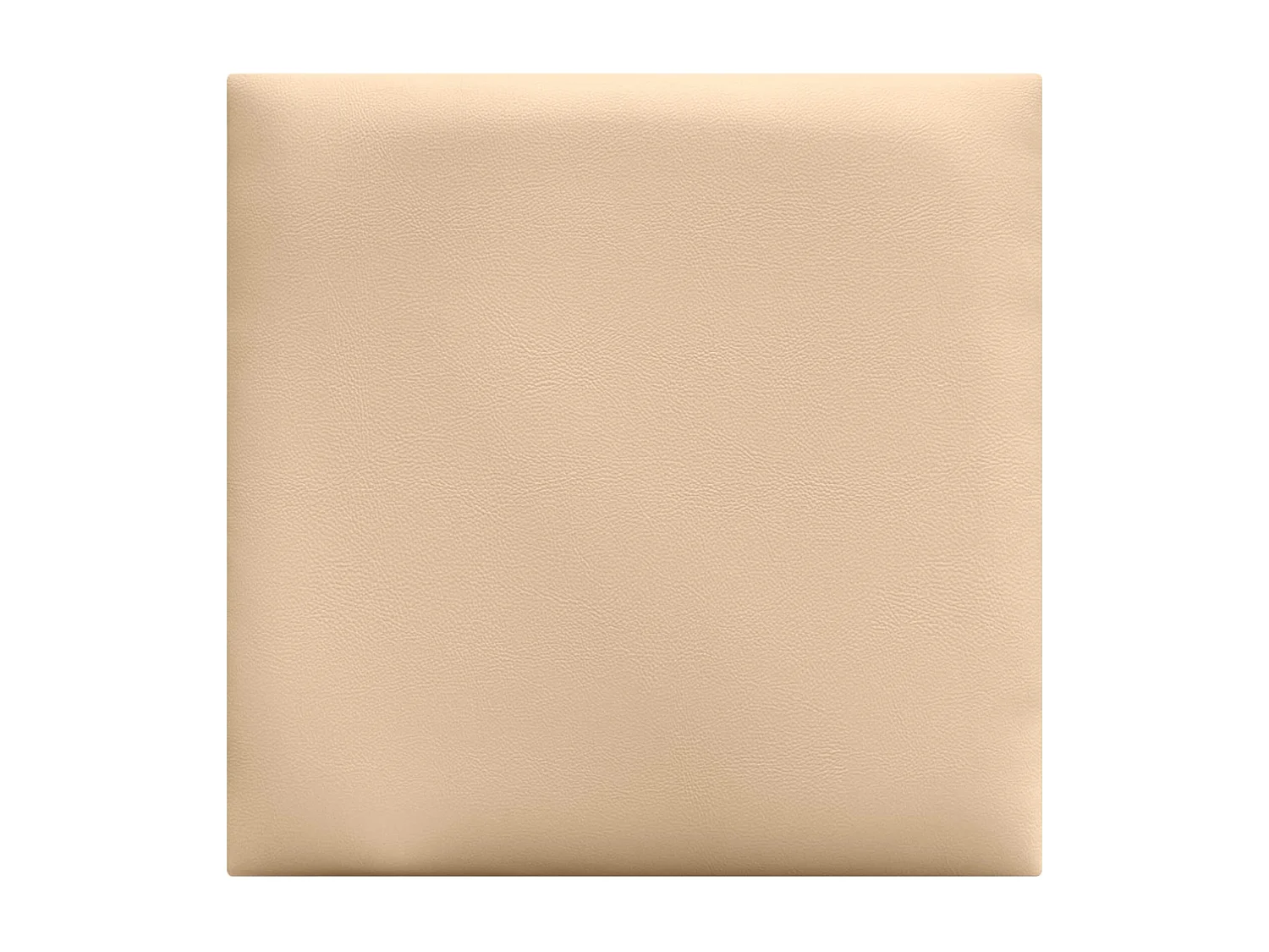 DHOME Panneaux Rembourrés en Similicuir Autocollants pour Mur Acoustiques Absorbants Protection contre les Chocs Têtes de Lit (beige, 50x50cm)