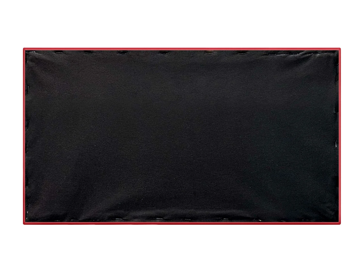 Lot de 1 panneau rembourré en similicuir écologique DHOME autocollant pour protection acoustique murale absorbante (Rouge, 60 x 40 cm, x1)