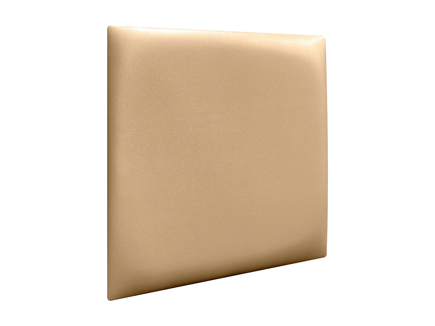 DHOME Panneaux Rembourrés en Similicuir Autocollants pour Mur Acoustiques Absorbants Protection contre les Chocs Têtes de Lit (Champagne, 50x50cm)
