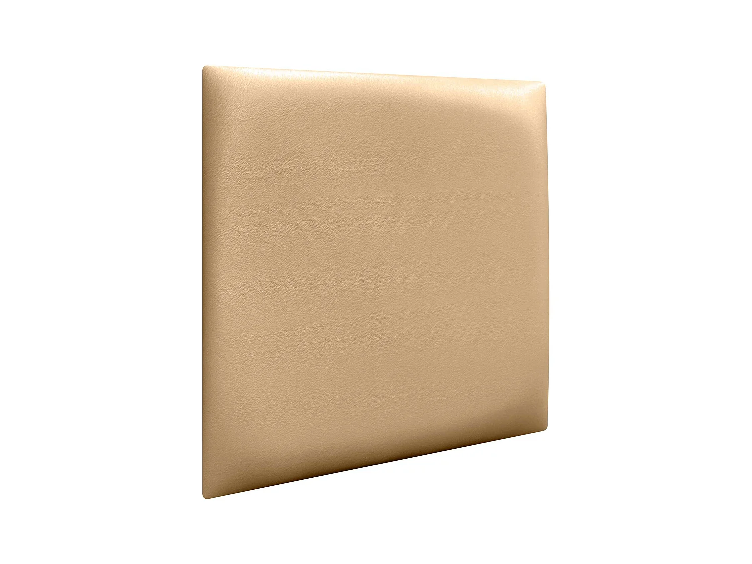 DHOME Zelfklevende Kunstleren Wandpanelen Akoestisch Absorberend Bescherming Hoofdborden Decoratie (Champagne, 50x50cm)