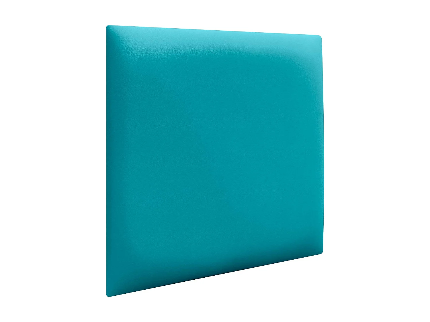 DHOME Panneaux Rembourrés en Similicuir Autocollants pour Mur Acoustiques Absorbants Protection contre les Chocs Têtes de Lit (turquoise, 50x50cm)
