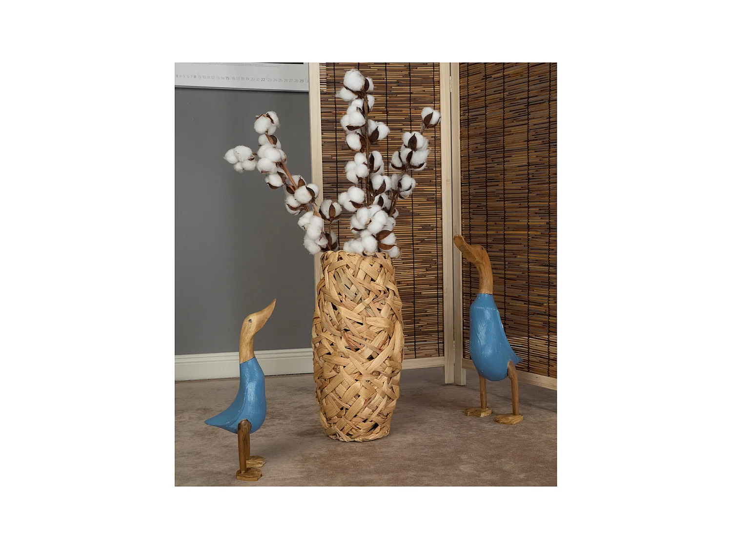 VASE Calida 40 cm, jacinthe d'eau couleurs naturelles