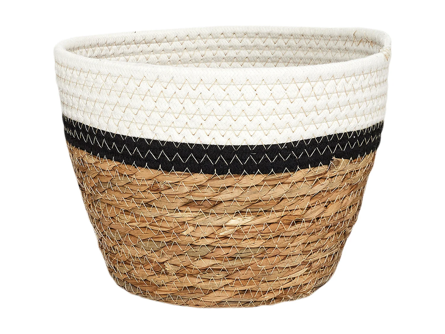 Lot de 3 Paniers de Rangement "Mirage" 26cm Naturel