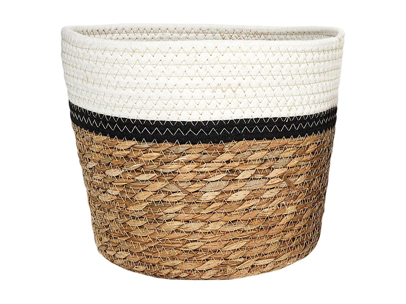 Lot de 3 Paniers de Rangement "Mirage" 26cm Naturel