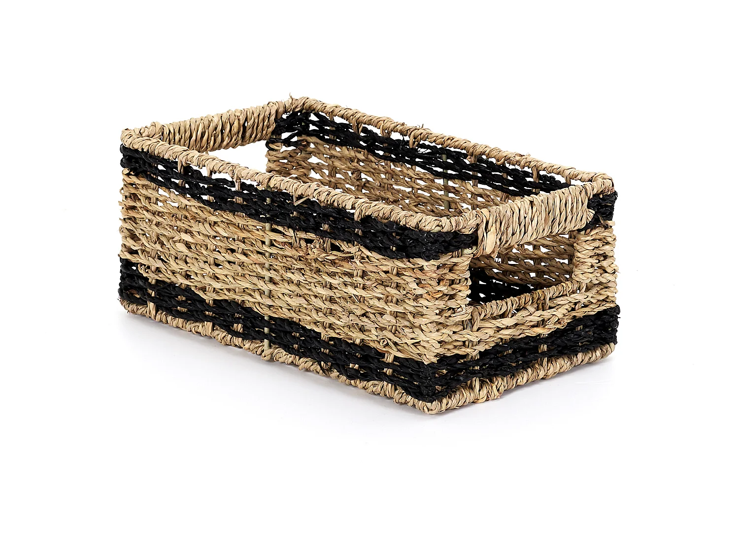 Lot de 3 Paniers de Rangement "Mirage" 35cm Noir
