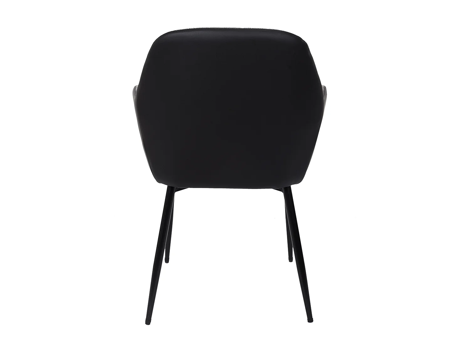 Fauteuil Memphis Gris et Noir Confortable en Tissu Polyester avec Pieds en Métal