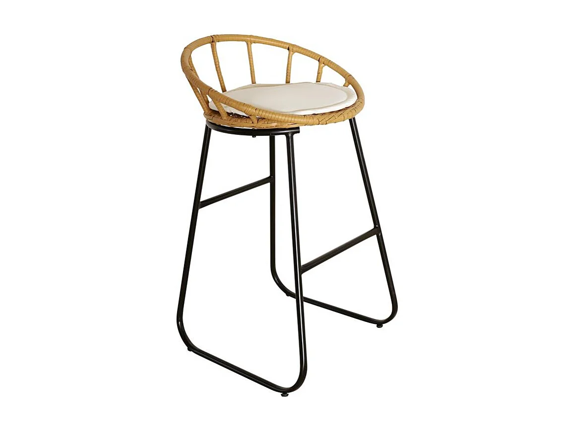 Tabouret de Bar Design "Surabaya" 92cm Naturel