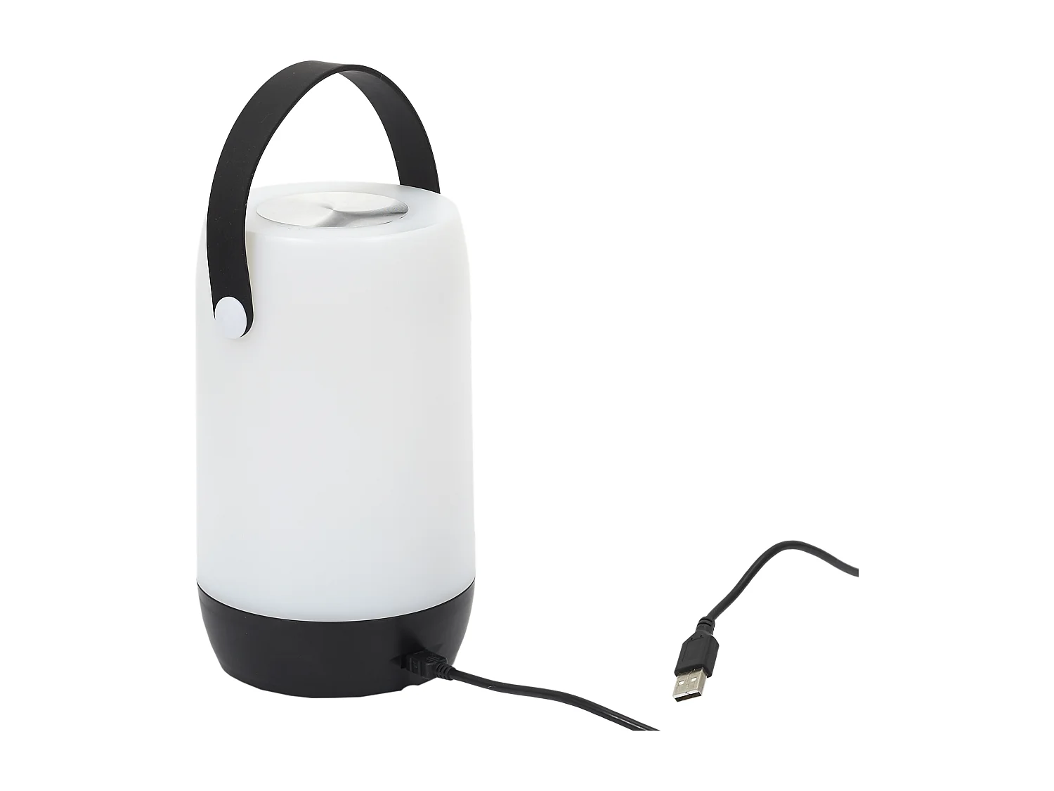 Lampe Tactile Nomade Noire Blanc, Noir