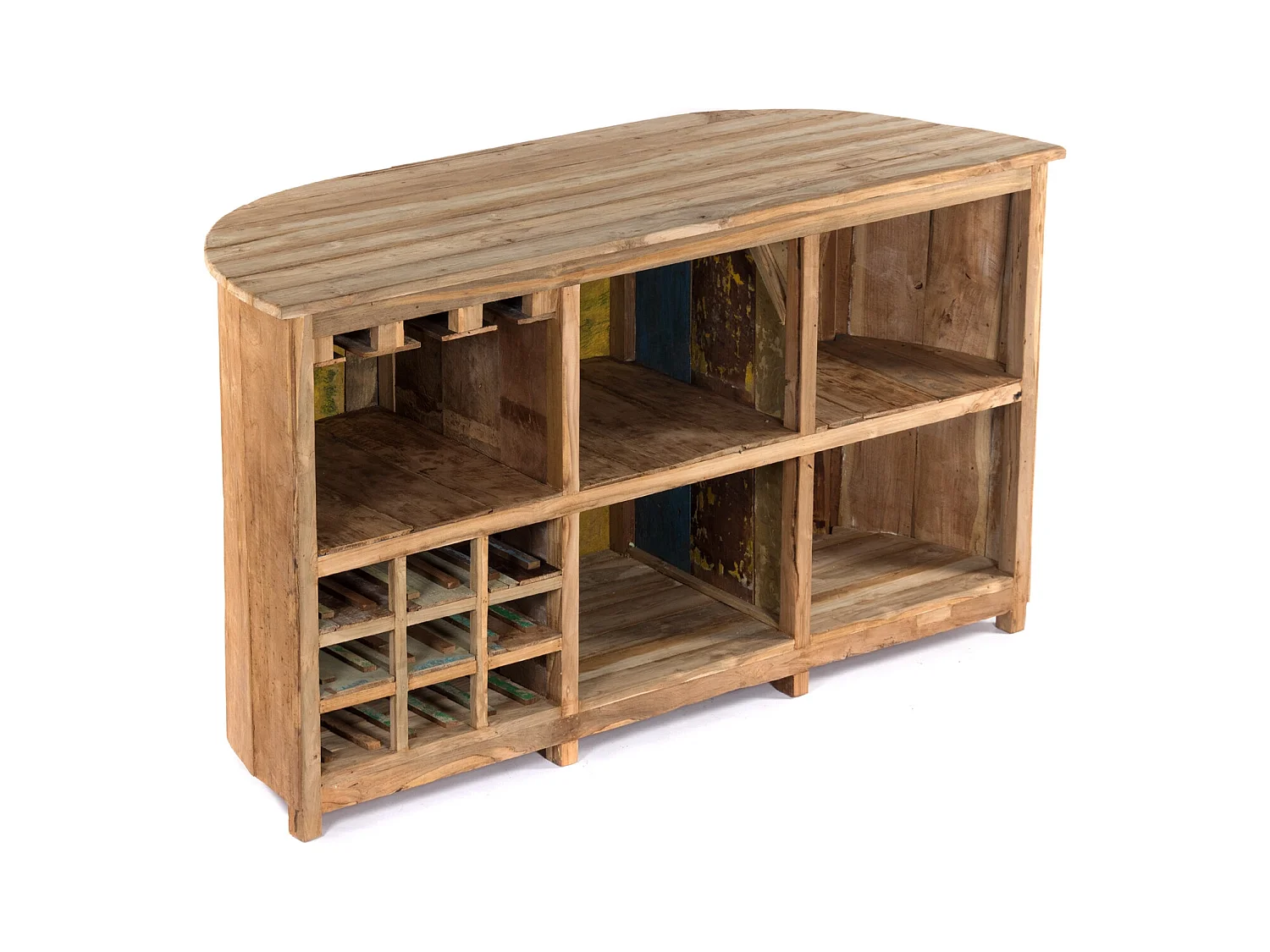 BARSCHRANK Circulo Massivholz naturfarben