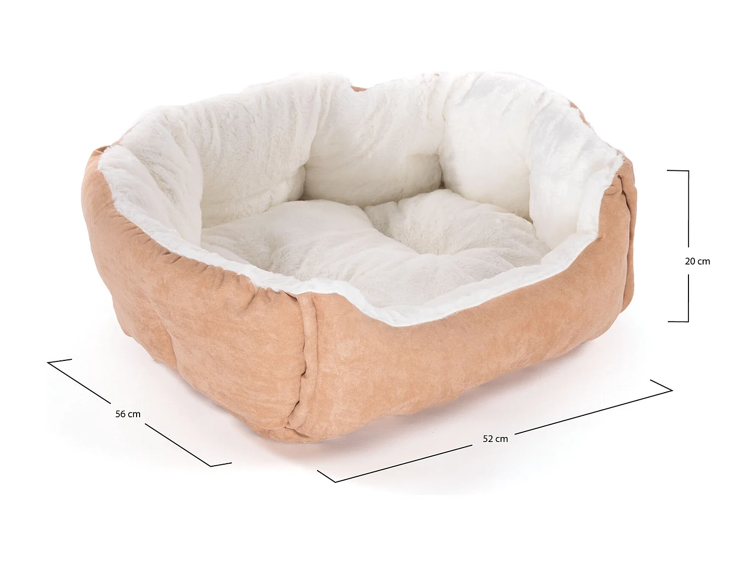 LIT POUR CHIEN Mylo 56 cm, tissu