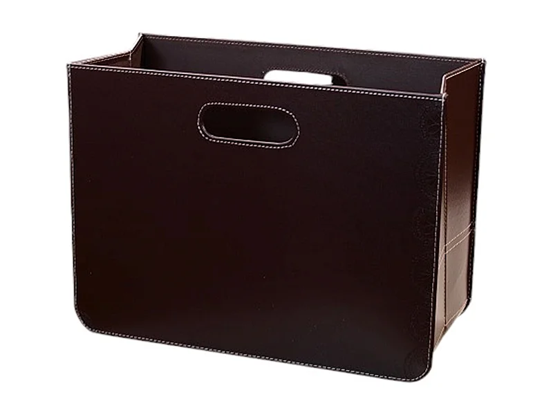 ZEITUNGSKORB  Business Kunstleder Braun