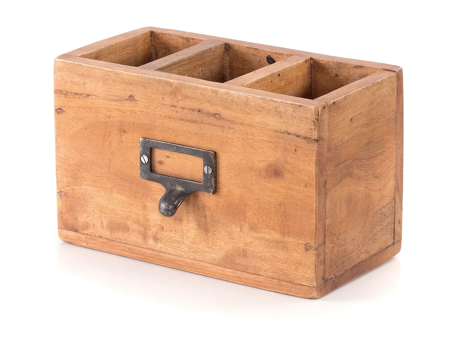 STIFTEHALTER-BOX Vintage 19 Mahagoni 08 honigfarben gewachst