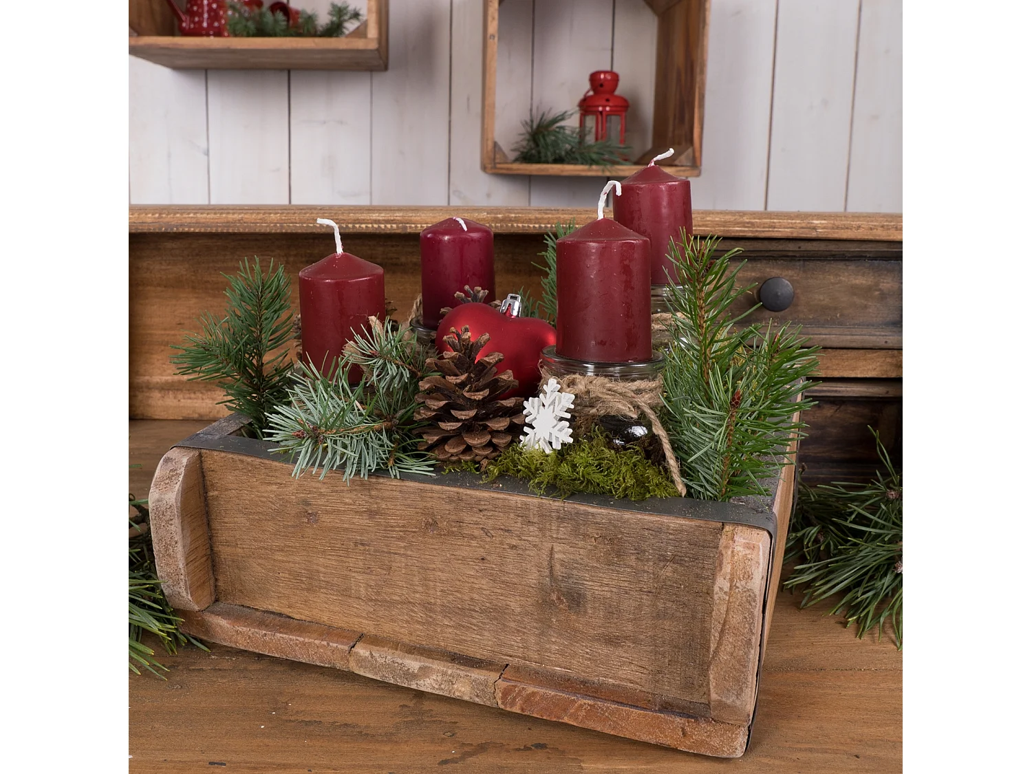 HOLZKISTE Brick Massivholz, Ziegelform