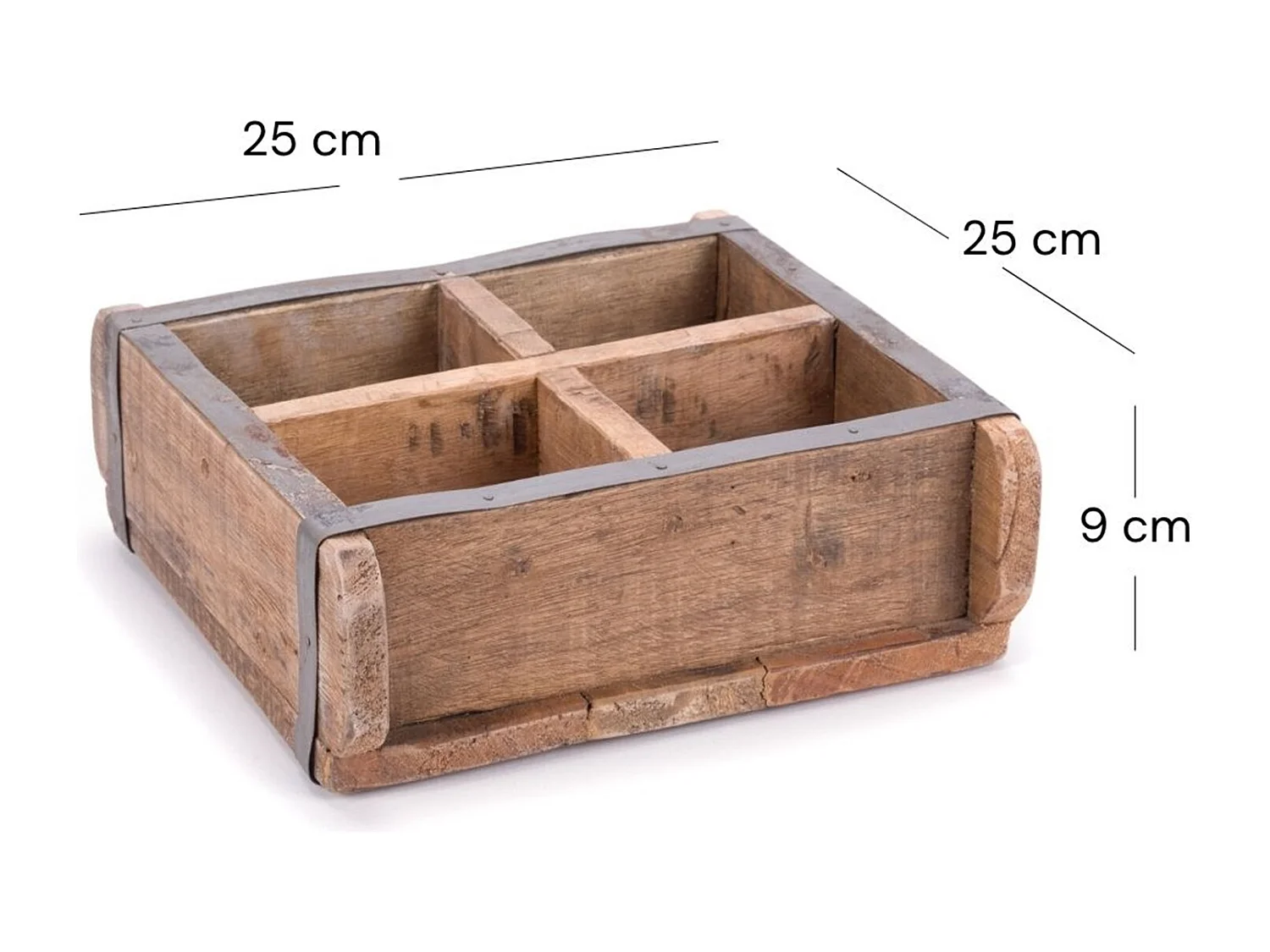 HOLZKISTE Brick Massivholz, Ziegelform