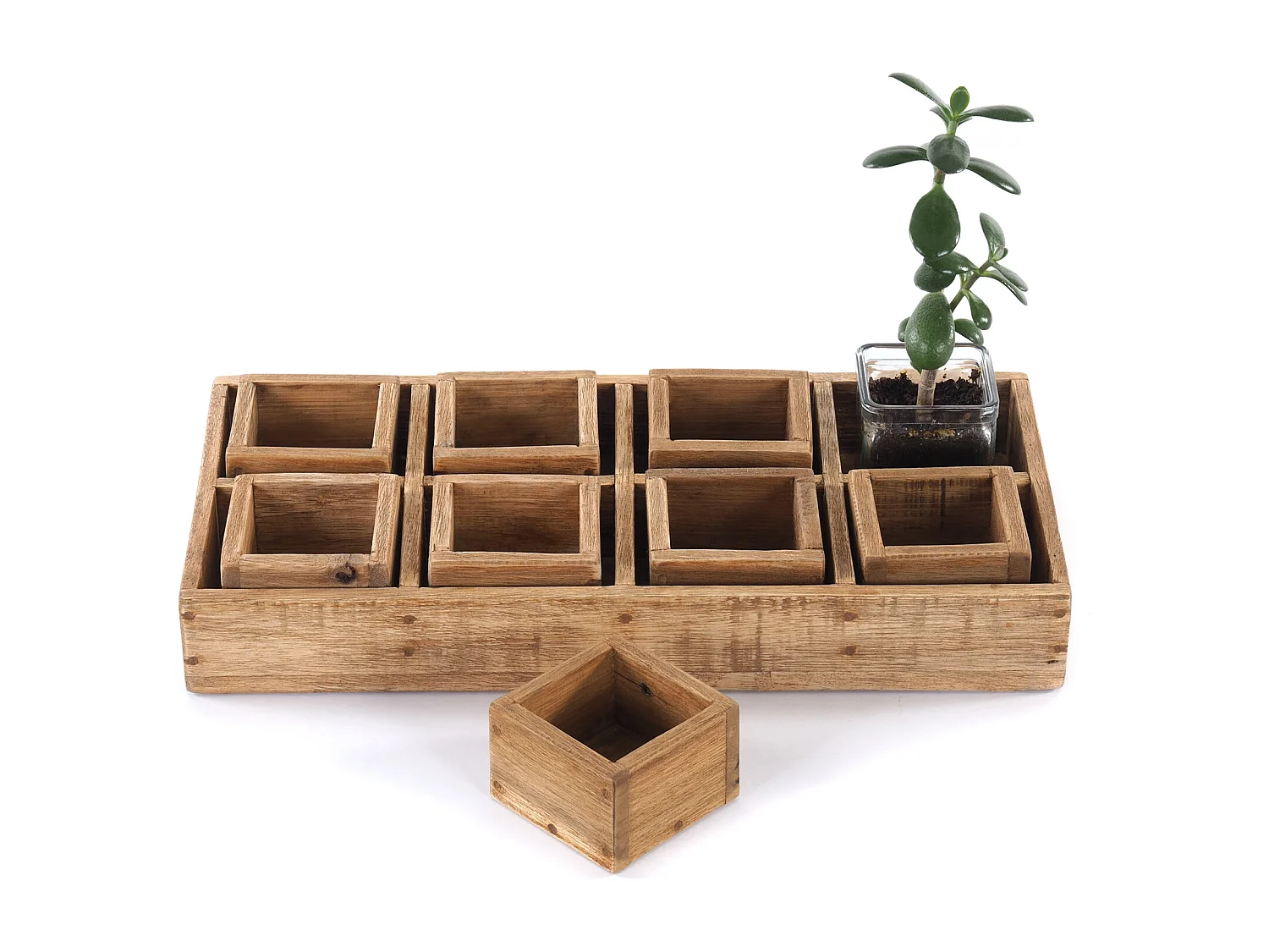 KISTEN-SET Cubo II 7-tlg. Massivholz