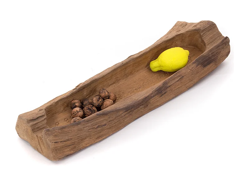 HOLZ-SCHALE  Fiore 60 Teakholz naturfarben