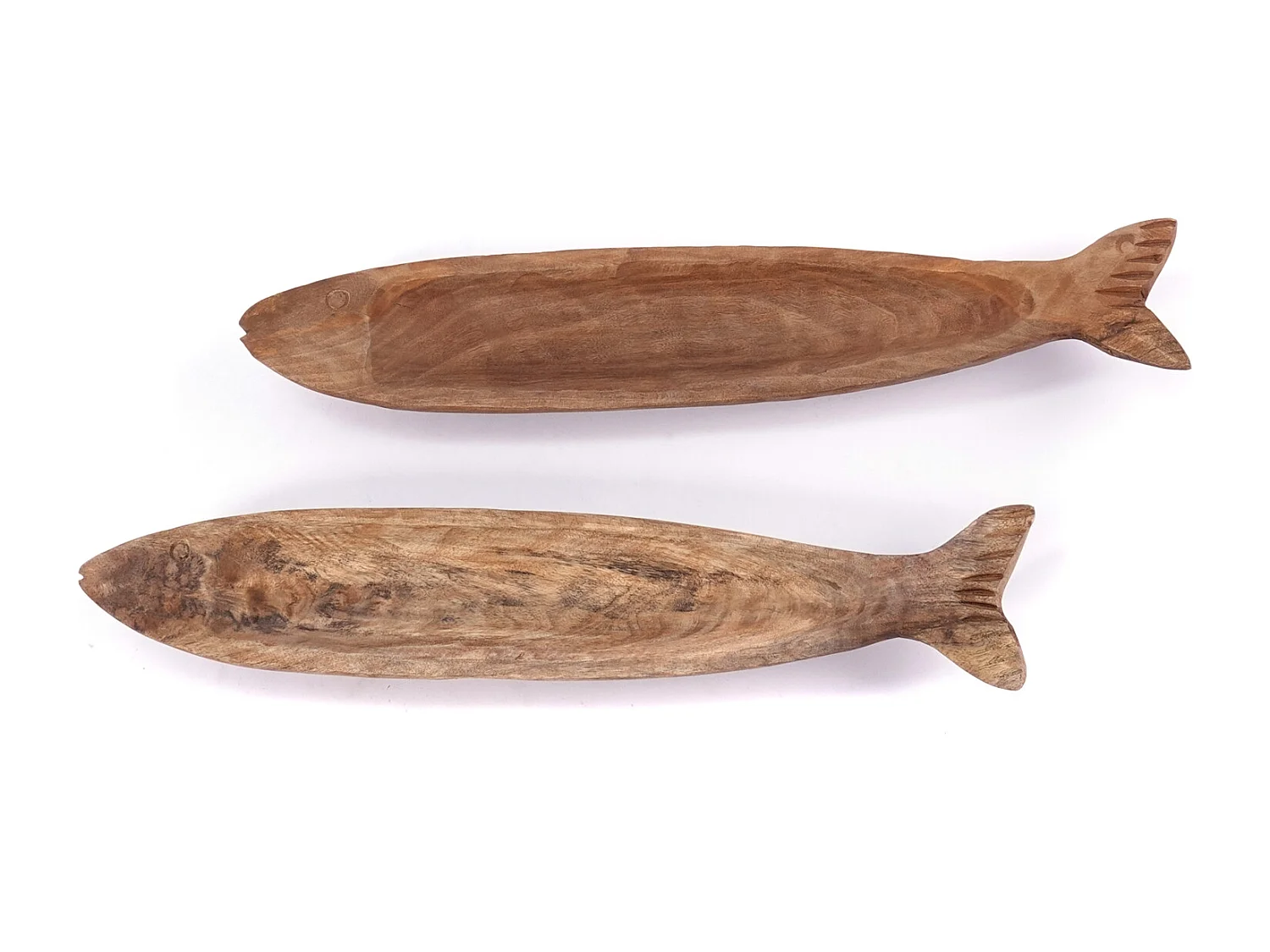 BOL DÉCORATIF Poisson Bois de mangue couleurs naturelles