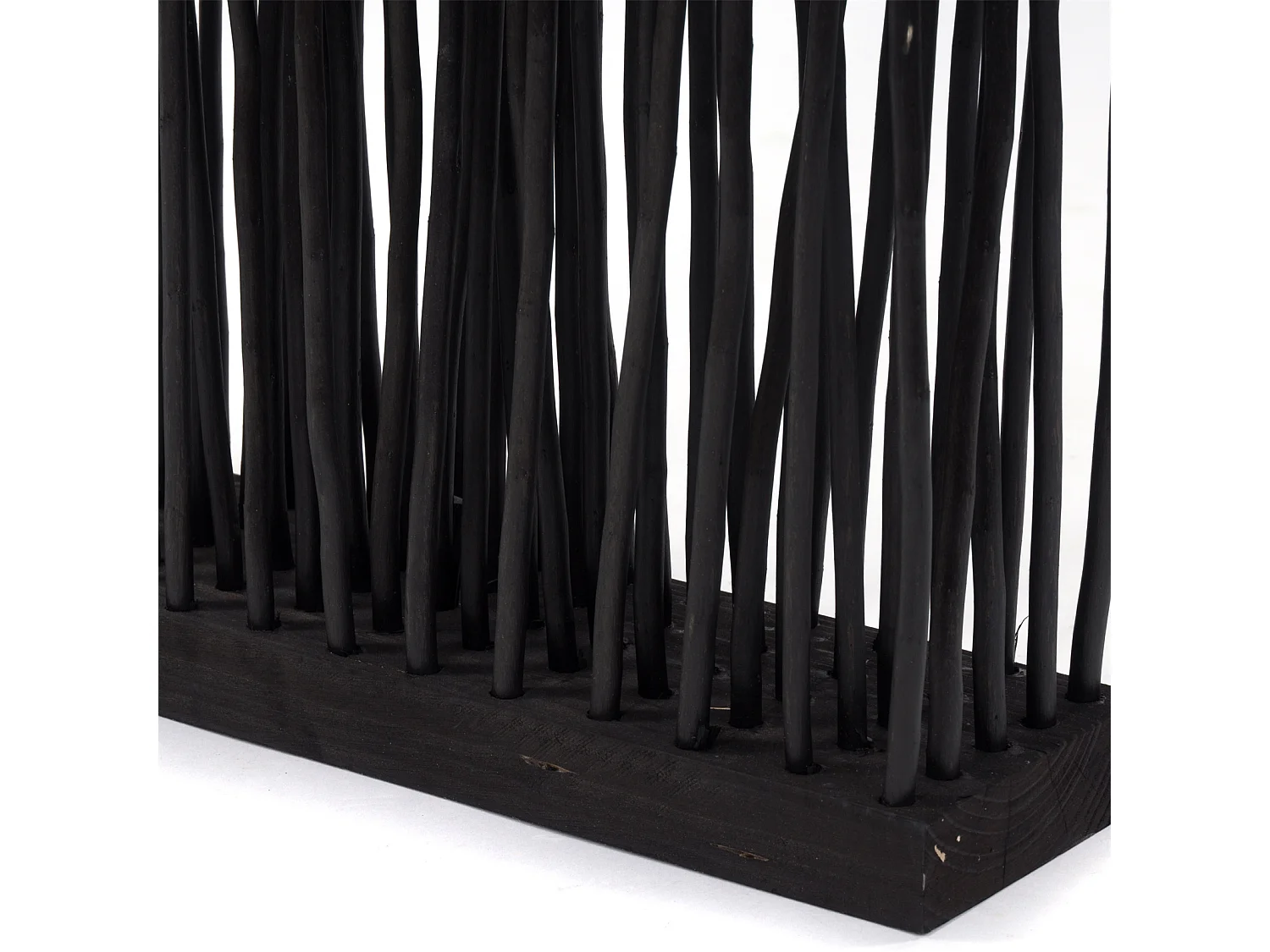 PARAVENT VAGUE Branches de saule schwarz