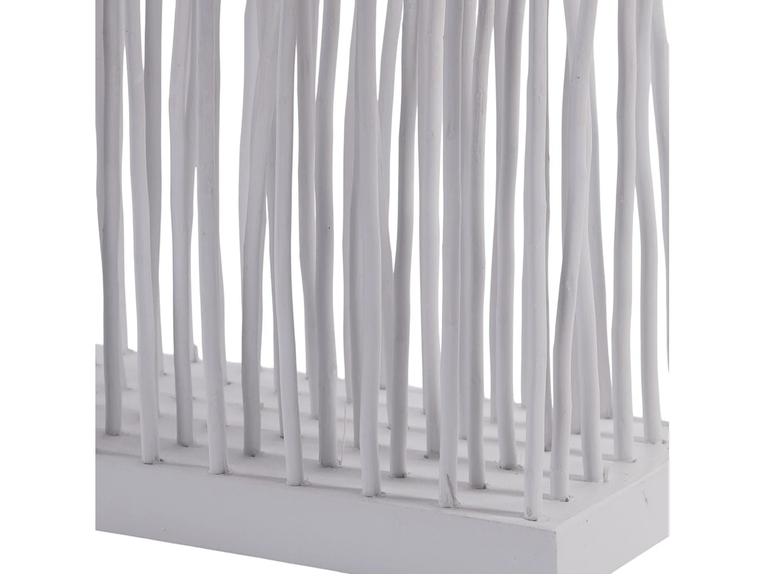 RAUMTEILER  Kinki Weidenholz gewellt weiß