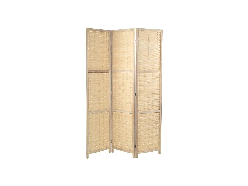 RAUMTEILER Bambu 3-tlg. Bambus Holz natur