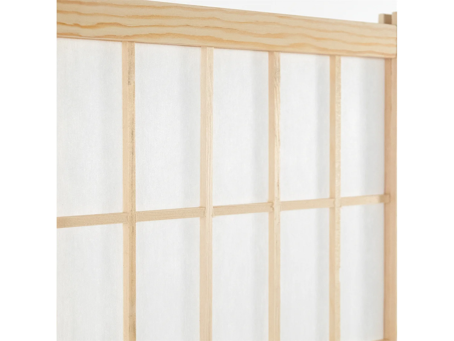 PARAVENT Canva II 3 pièces. Bois, papier de riz