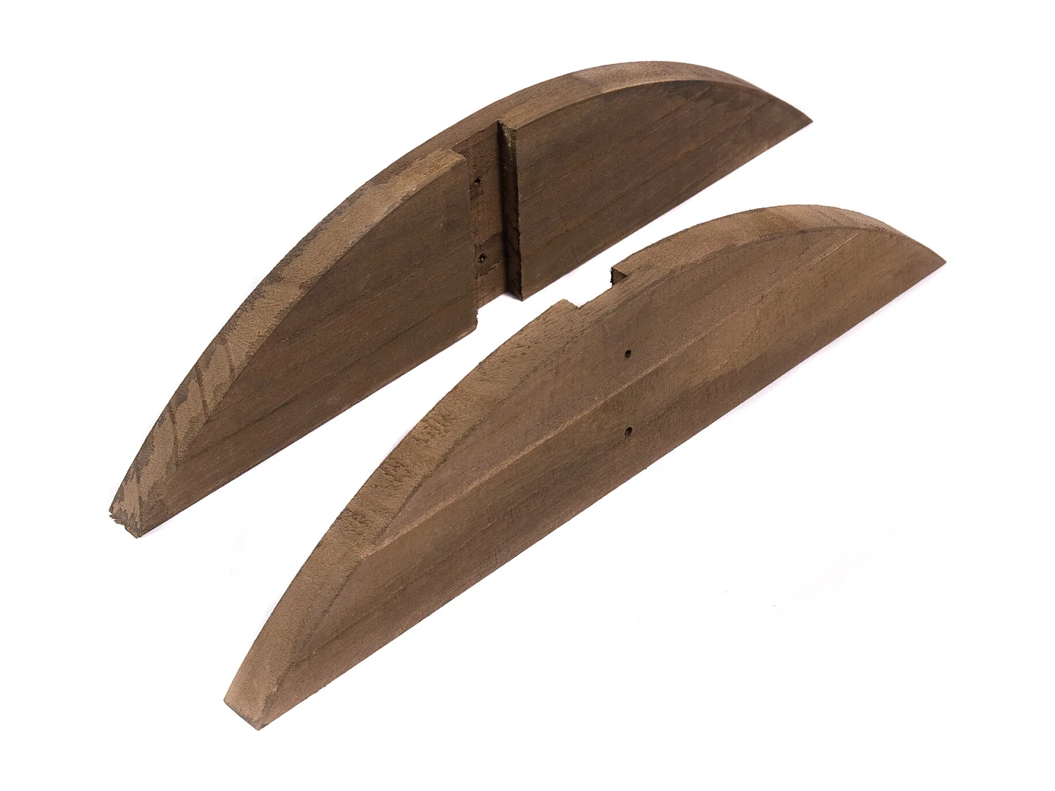 PIEDS DE PARAVENT Set de 2 Porta bois braun