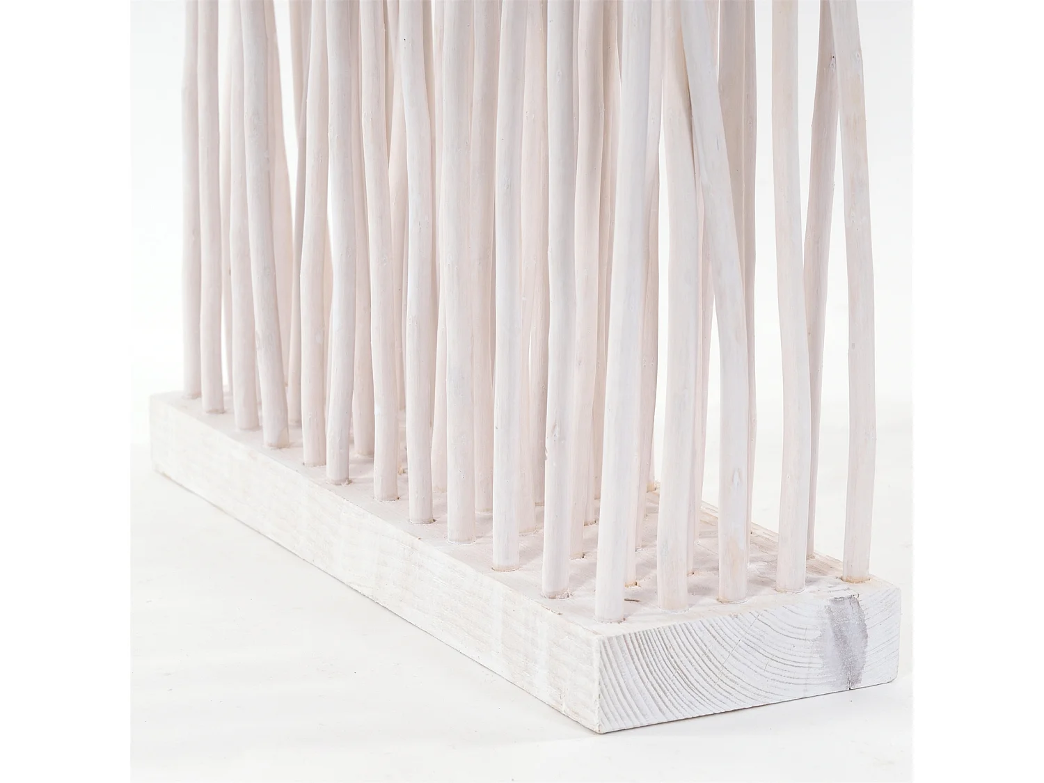 PARAVENT VAGUE Branches de saule weiß