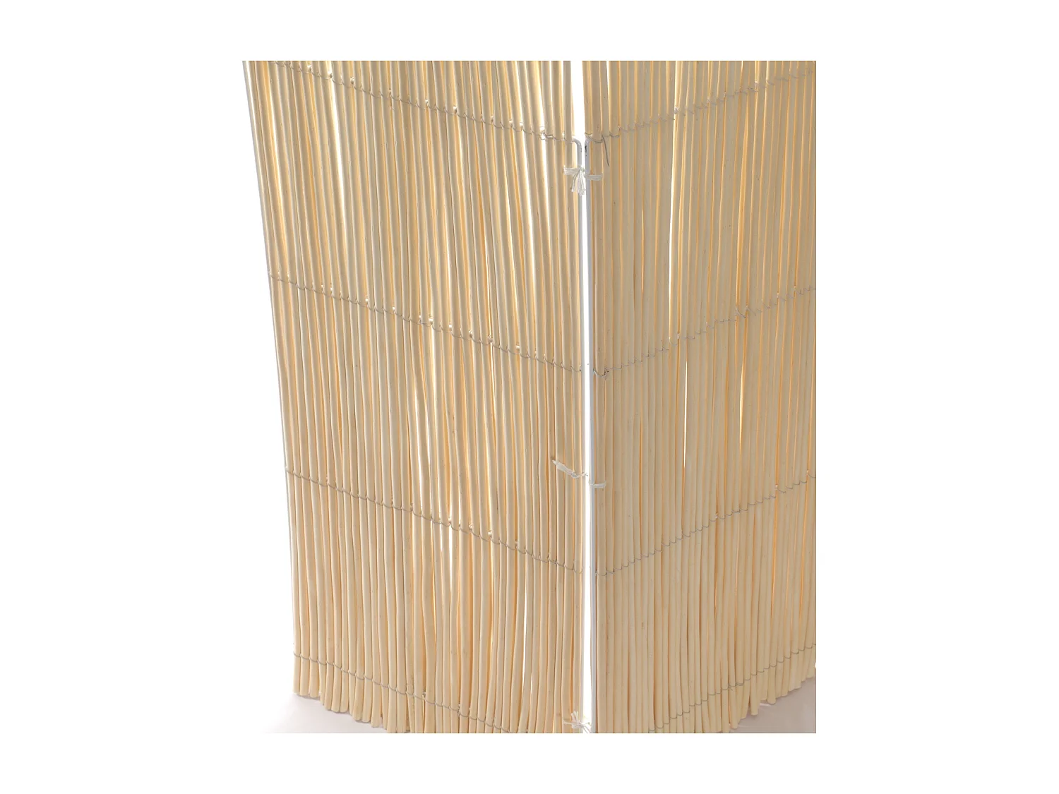 RAUMTEILER  Nature 3-tlg. Weidenholz geblichen