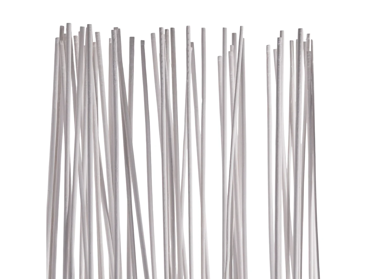 PARAVENT Spike 3 pièces. Bois de saule, pliable weiß