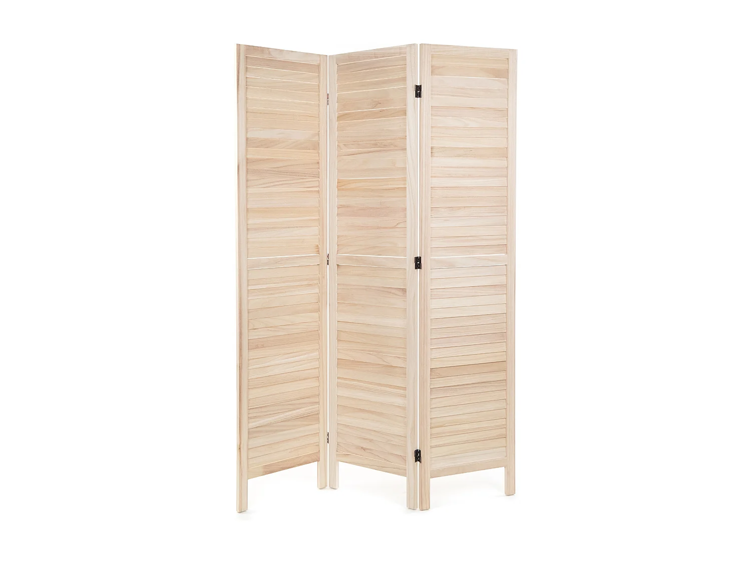 RAUMTEILER Cottage 3-tlg. Holz natur