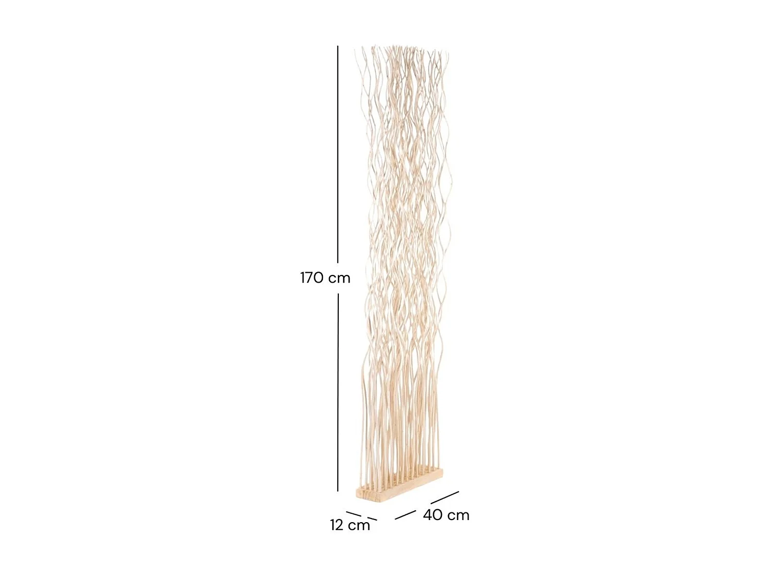 RAUMTEILER  WAVE Weidenzweige geblichen