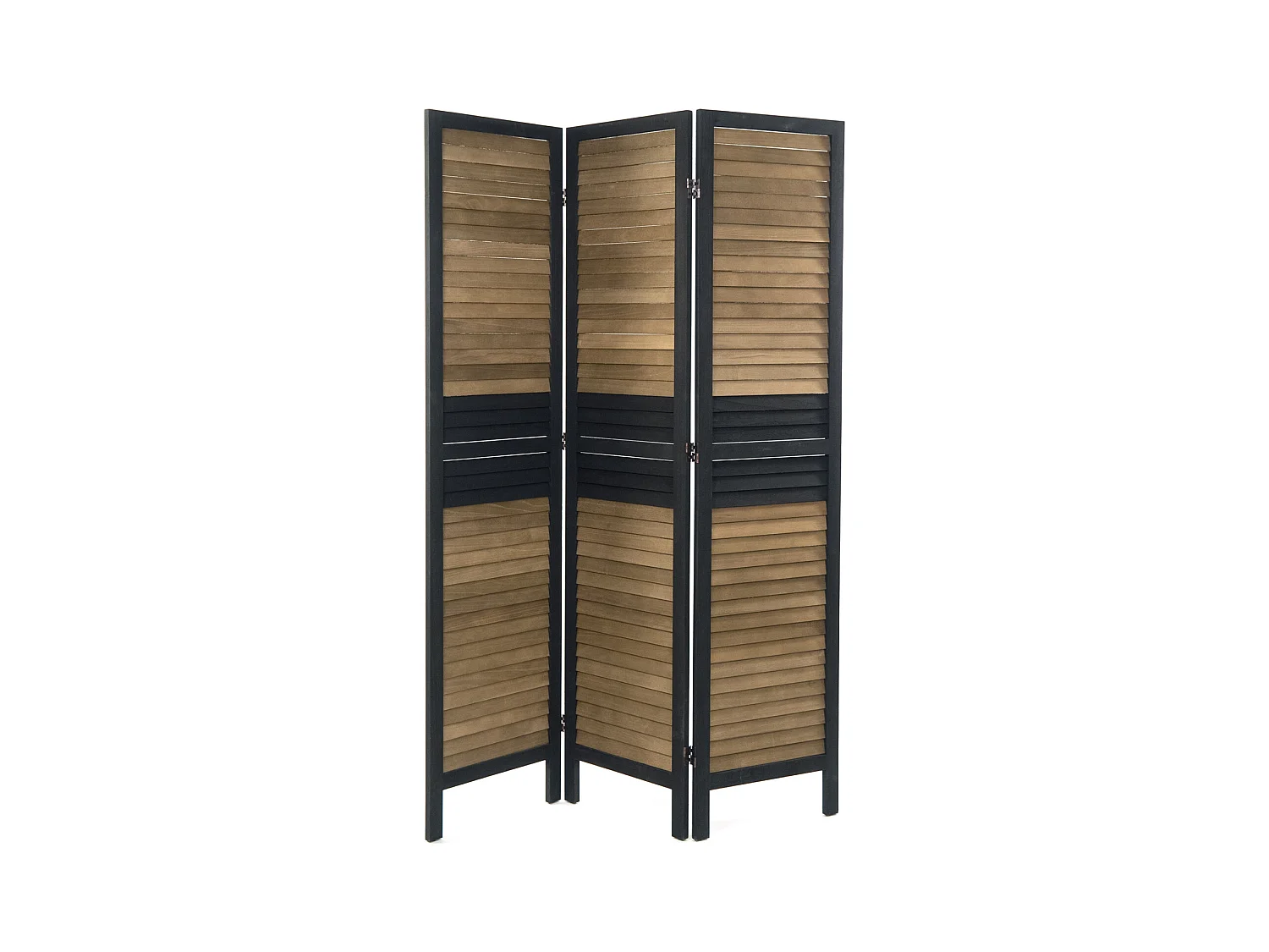 RAUMTEILER Chalet, 3-tlg.  Holz naturfarben