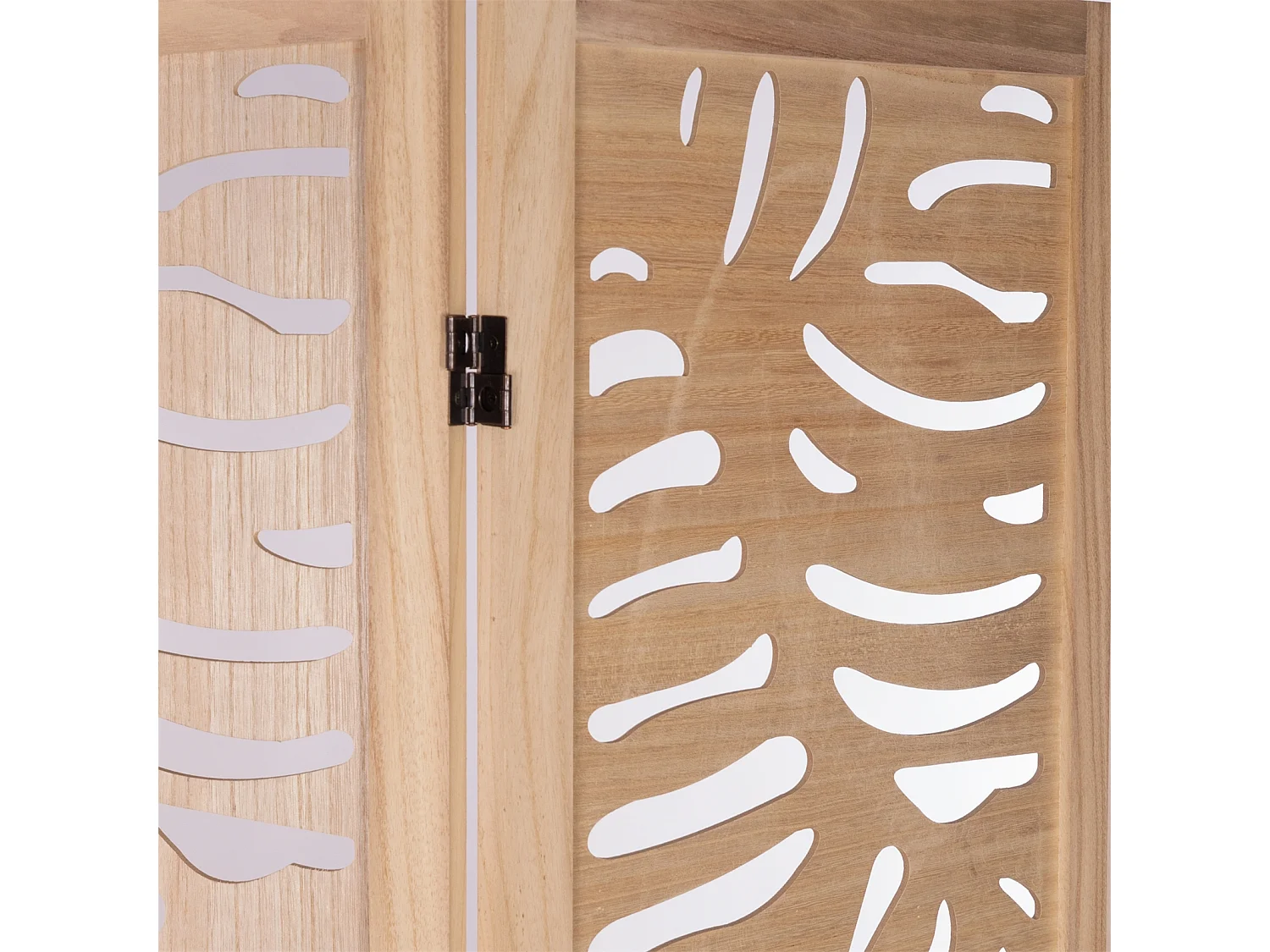 PARAVENT Palmier bois couleurs naturelles