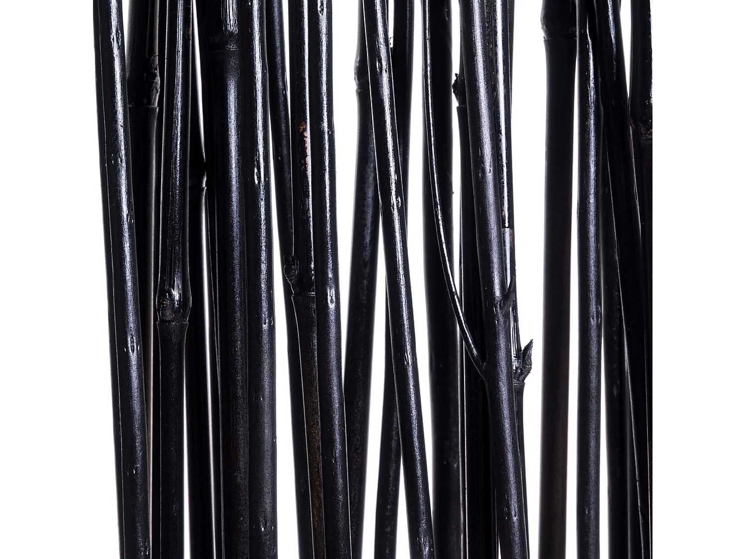 PARAVENT Slim 170x40 cm, branches en bois de saule schwarz