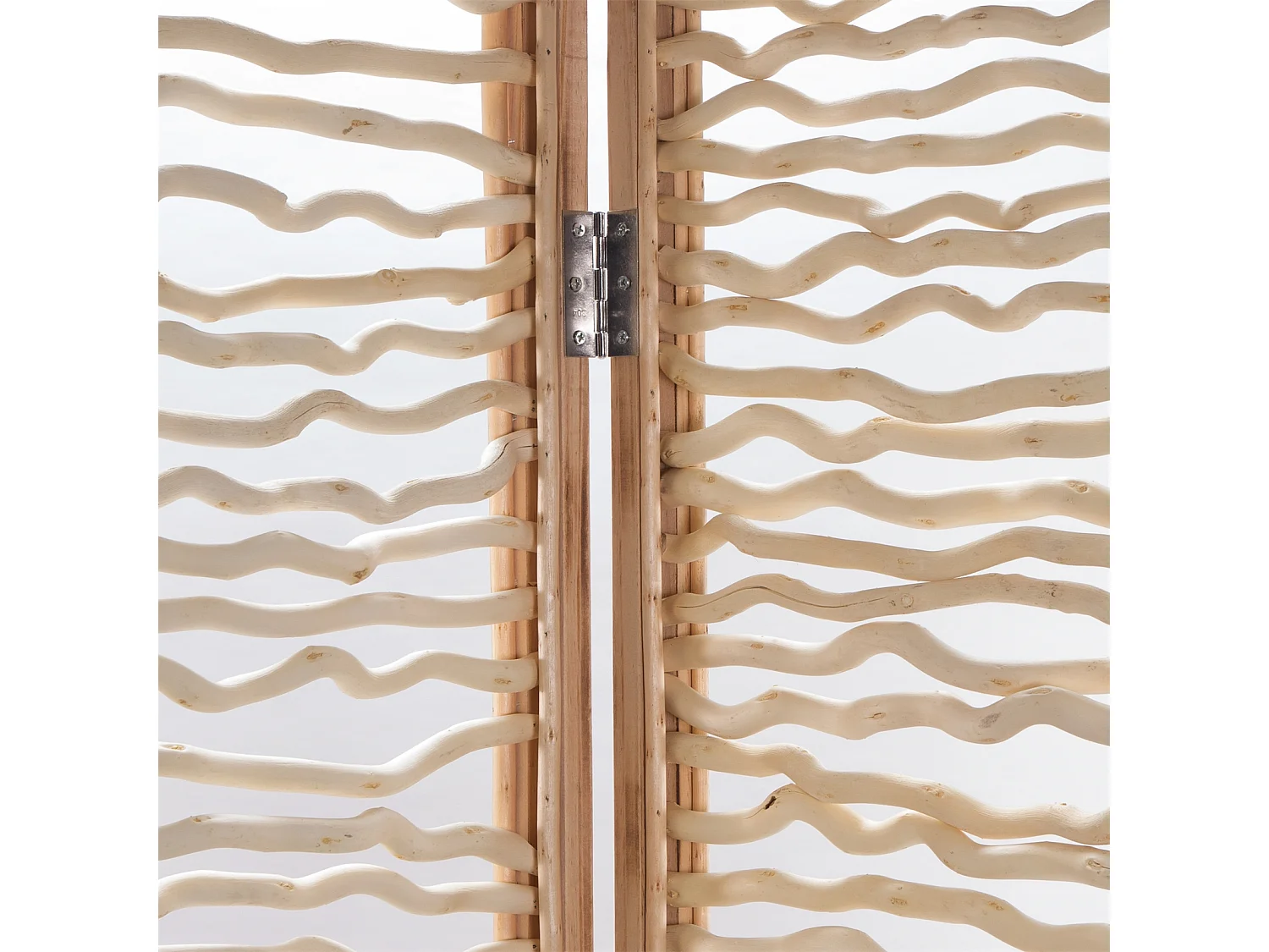 PARAVENT Twig 3 pièces. 170x120 cm, bois, pliable couleurs naturelles